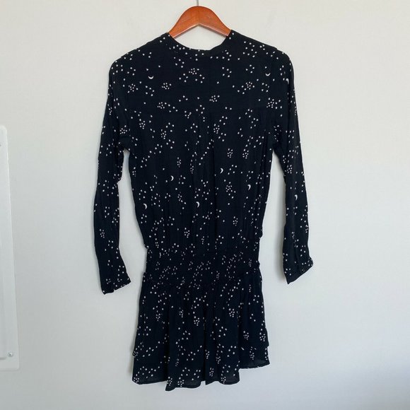 Rails Women's Juliette Galaxy Stars and Moon Dress in Black Size SMALL - Picture 3 of 6